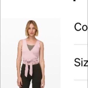 ISO lululemon twist me up crop tank